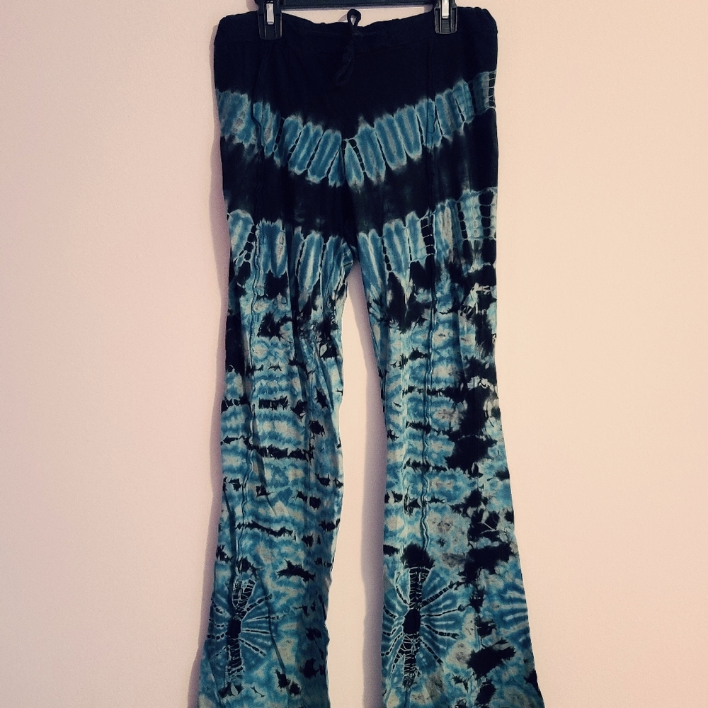 Tie Dyed Boot Cut Pants